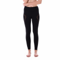 Leggings de yoga fitness noir bon marché de womans